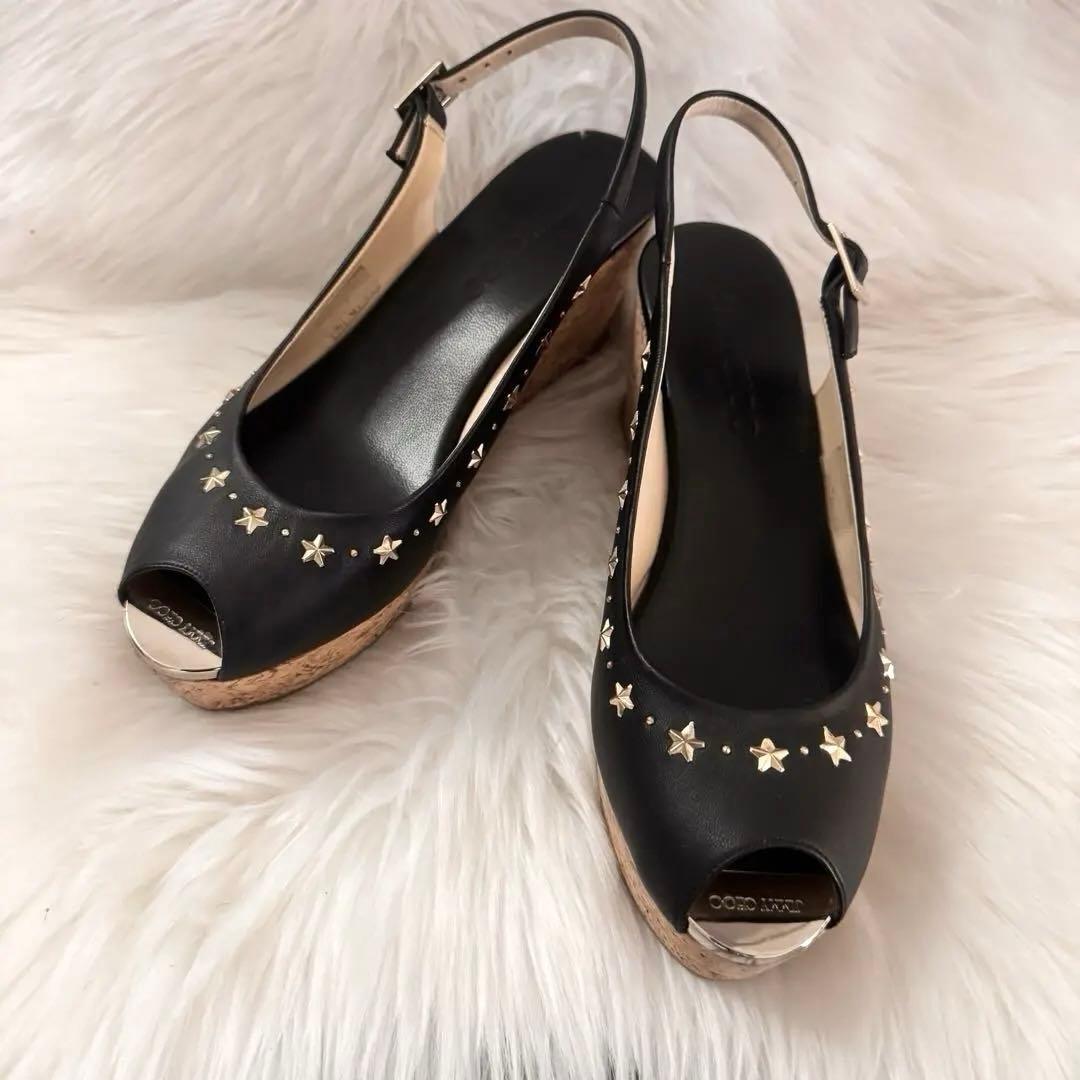 ジミーチュウ ウェッジソールサンダル