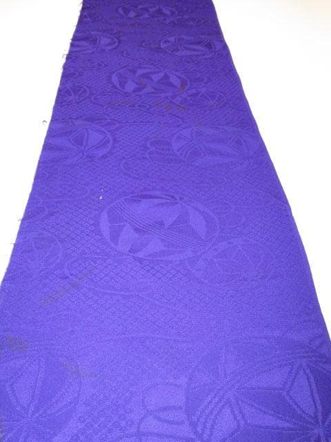 4点まとめて専用＝WA=19★紫地*手毬がたくさん*綸子*古布はぎれ★