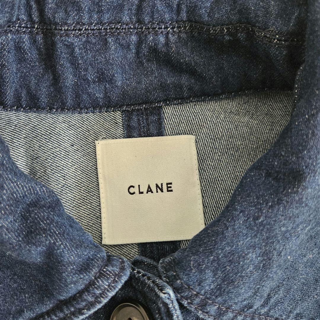 【タグ付き】未使用✨CLANE デニムケープコート　インディゴ 定価3.7万