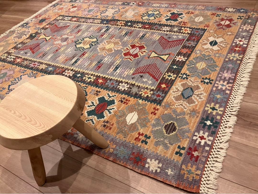 ち*ん様 カイセリ／オールドキリム／リビングサイズ