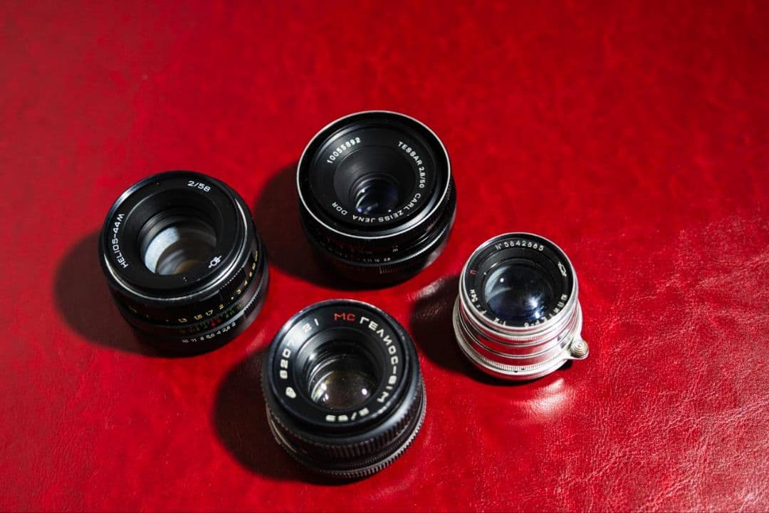 単焦点フィルムレンズセット 4本