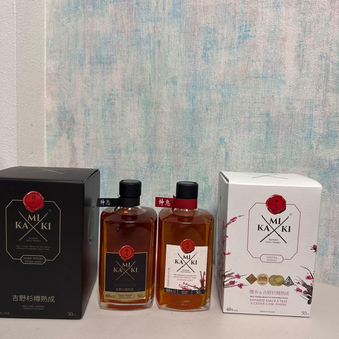 神息ウイスキー　桜とダークウッド