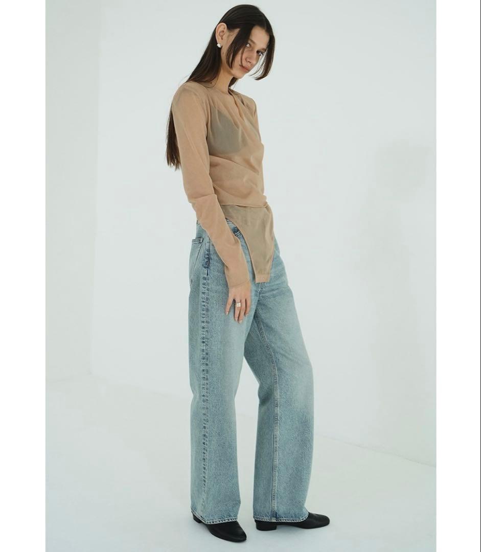 新品　未使用　SHEER DRAPE BODYSUITS ベージュ　サイズ1