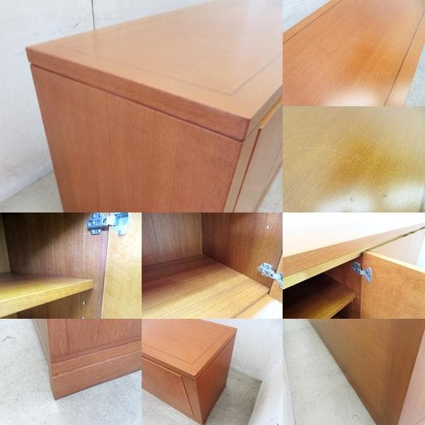 美品■天童木工■チーク材■1990年代■ヴィンテージ■サイドボード■北欧モダン■