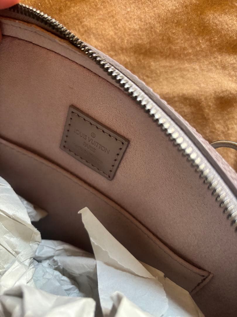 ルイヴィトン　薄紫色 エピ　ジャスミン　ハンドバッグ　袋付き