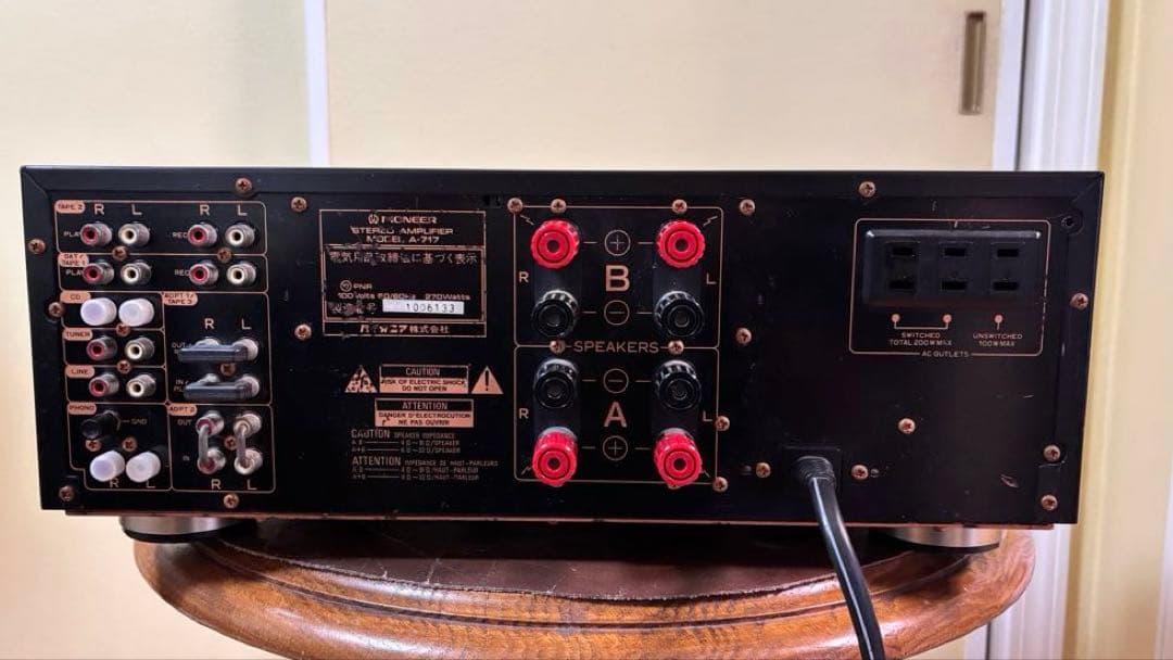 美品　Pioneer A-717 プリメインアンプ　1987年製　動作品