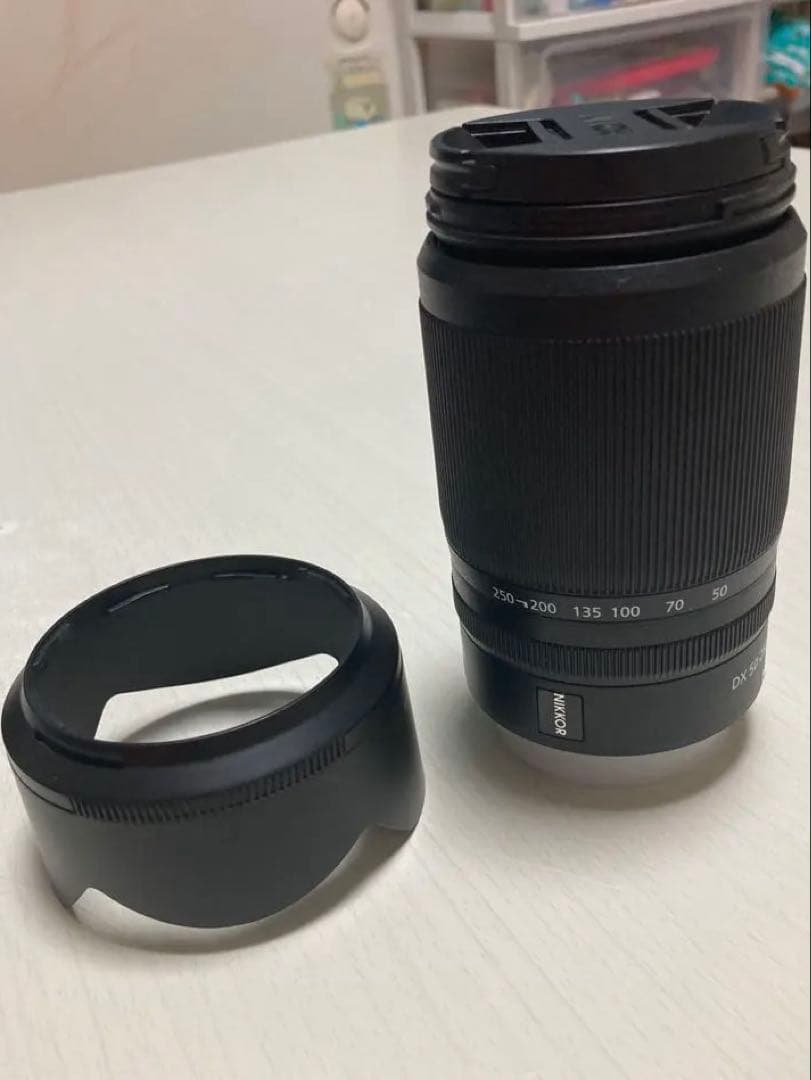 【ほぼ未使用】Nikon DX50-250/4.5-6.3 純正フード付き