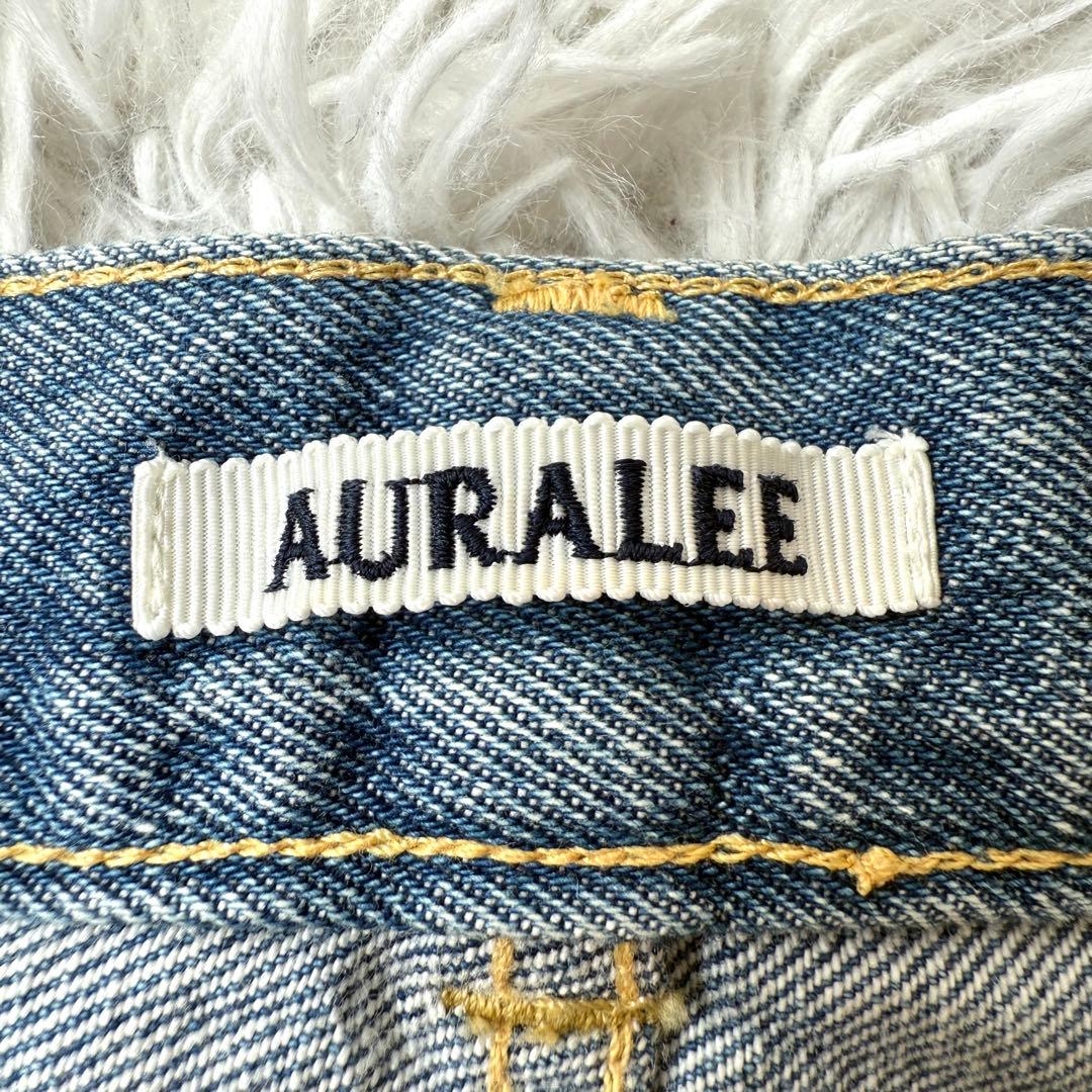 【入手困難✨】オーラリー ハードツイストデニム5ポケットパンツ ショーツ 4