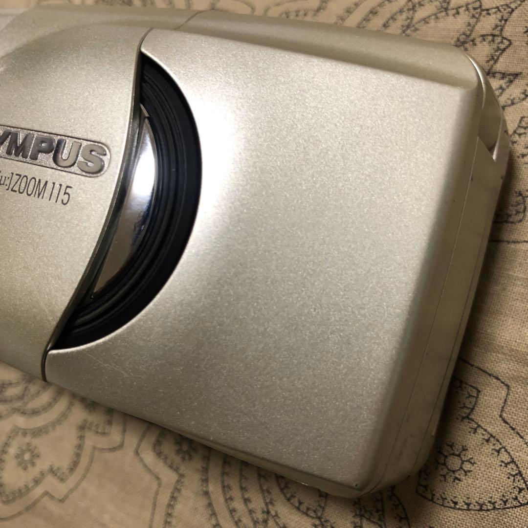 美品 OLYMPUS μ ZOOM 115 電池付 コンパクトフィルムカメラ