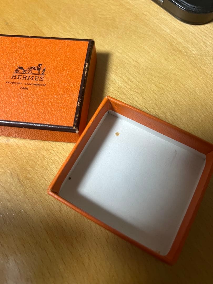 極美品　HERMES ゴールド　カフス　2個セット 箱付き　セリエ　エルメス