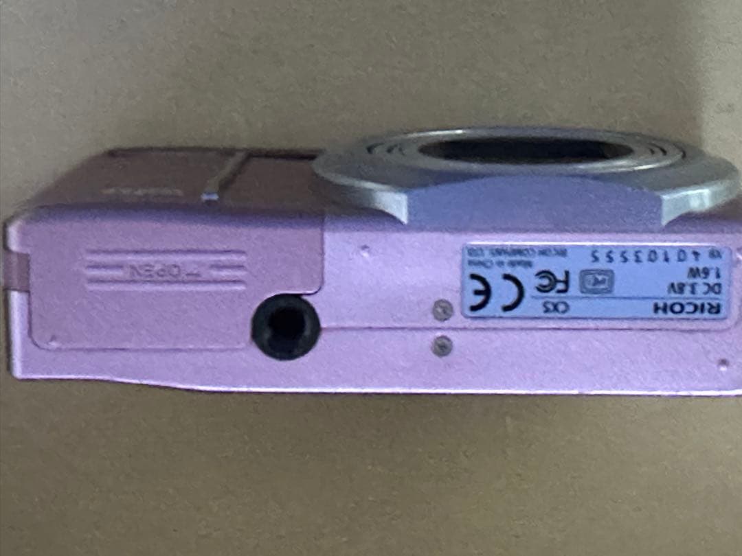 RICOH CX5 ローズピンク　リコー デジタルカメラ