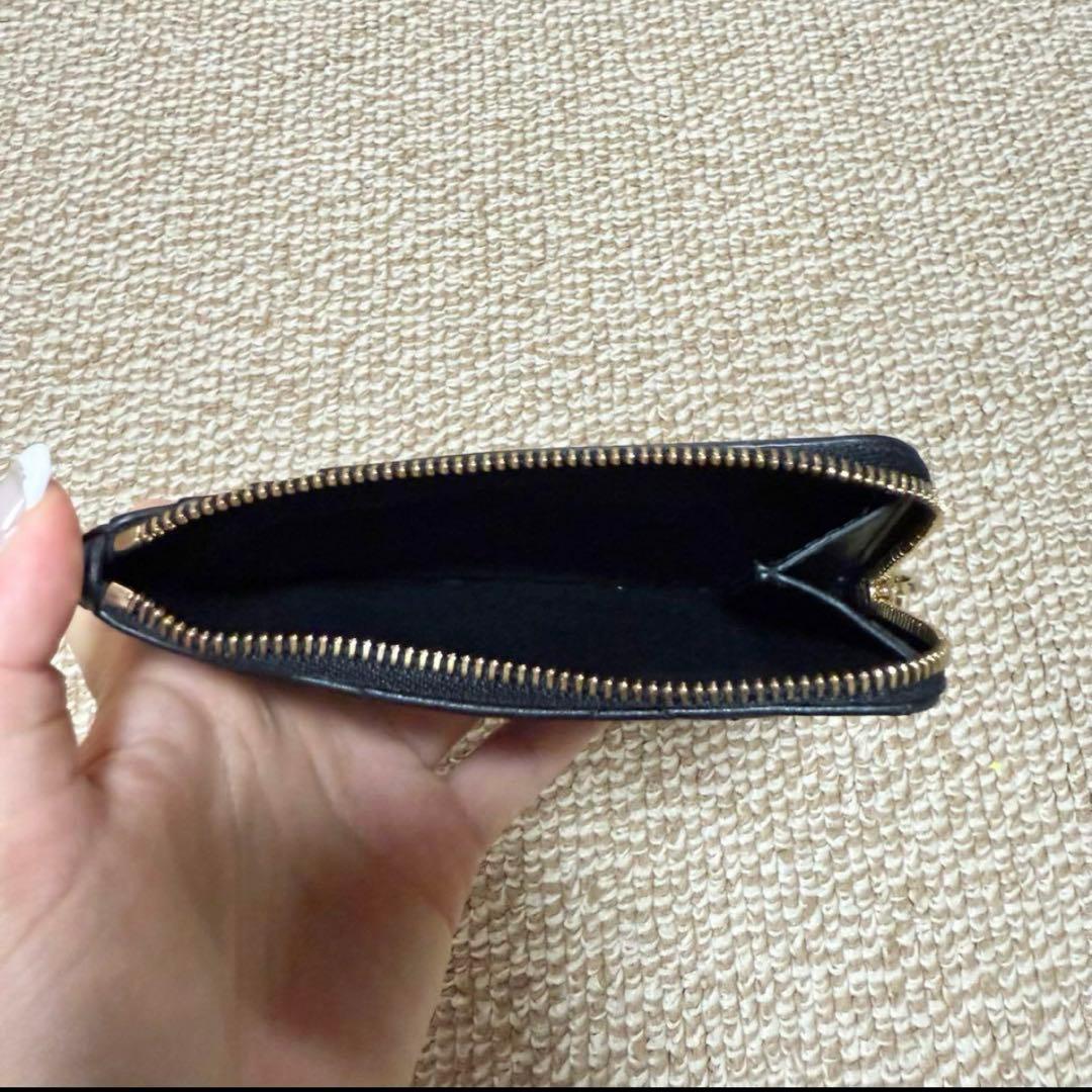 【美品】 DIOR Dior ディオール ミニウォレット ミニ財布 財布 黒