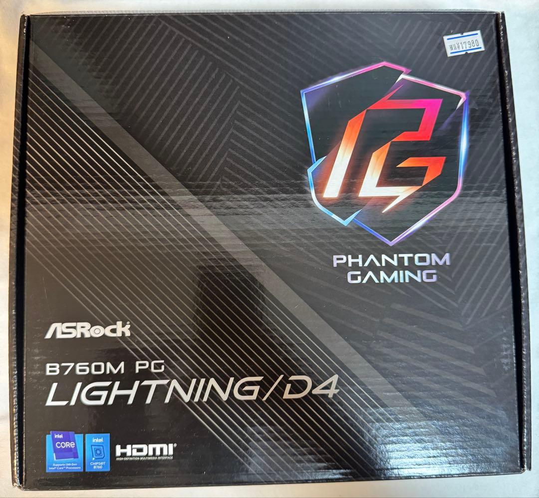 q*j様 ASRock B760M PG Lightning/D4 マザーボード