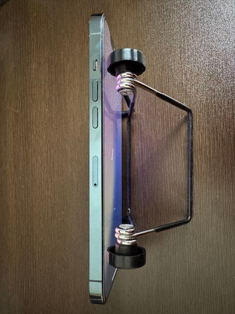 iPhone 12 pro max 256GB simフリー 美品純正レザー付き