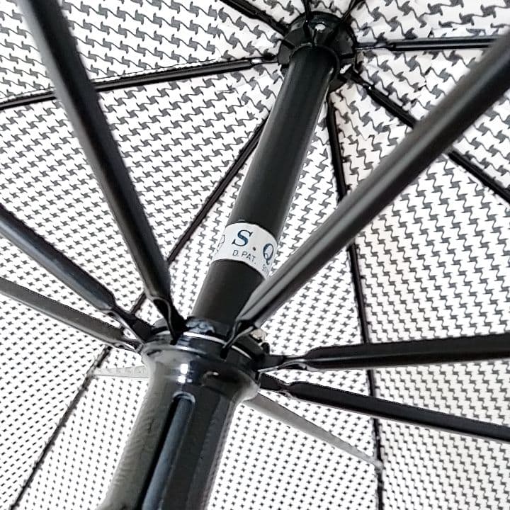 未使用品　超希少　クリスチャンディオール　長傘　晴雨兼用　千鳥格子柄　バラロゴ