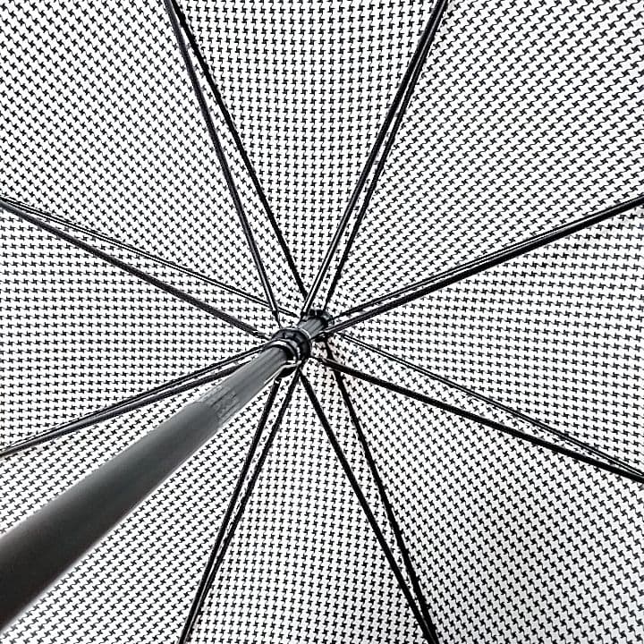 未使用品　超希少　クリスチャンディオール　長傘　晴雨兼用　千鳥格子柄　バラロゴ