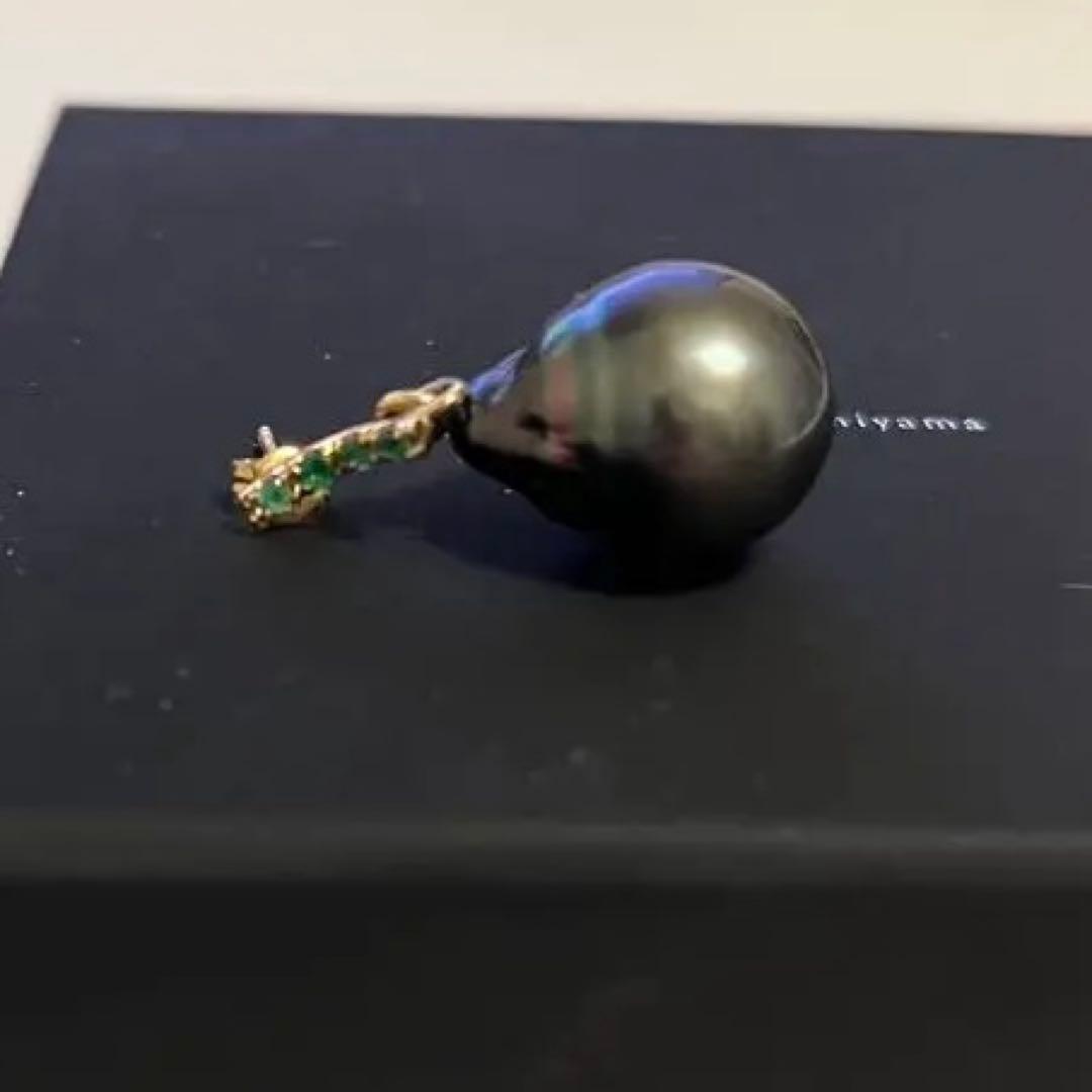 約17万円 MARIKO TSUCHIYAMA　タヒチアンパール シングルピアス