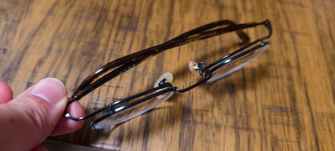 あんばさだー　金子眼鏡　鼈甲　二重フレーム