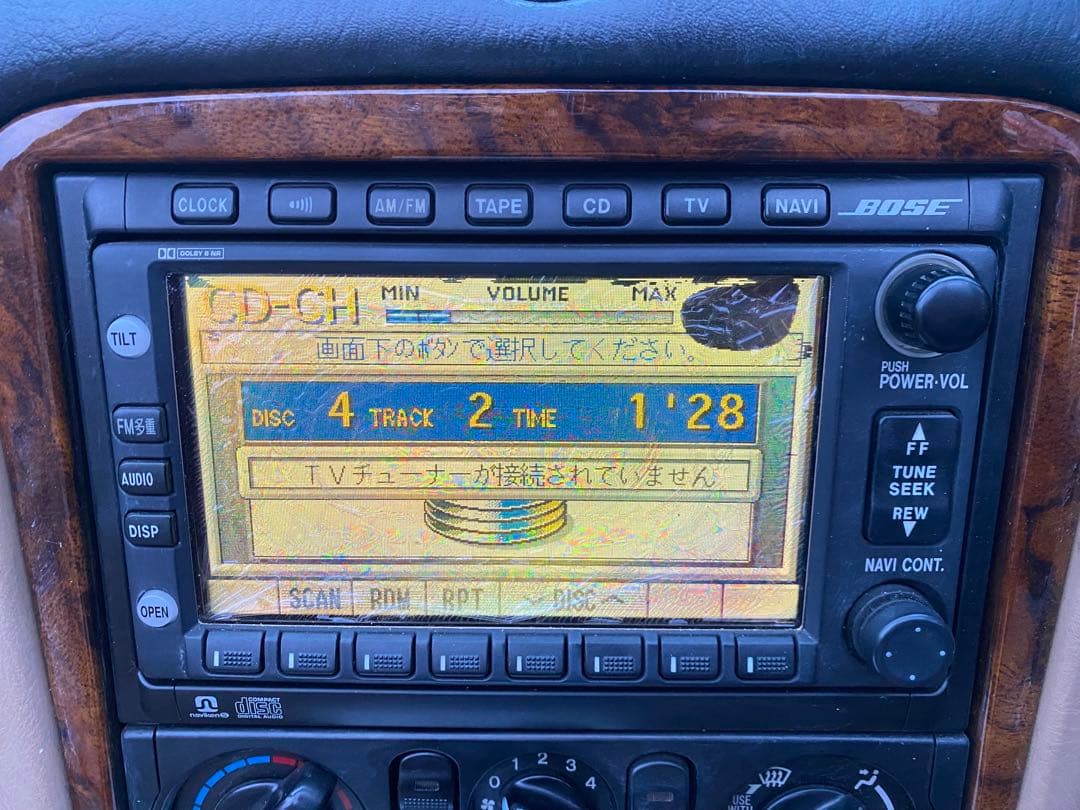 NBロードスター後期純正BOSE CDプレーヤー ヘッドユニット 激レアNAVI