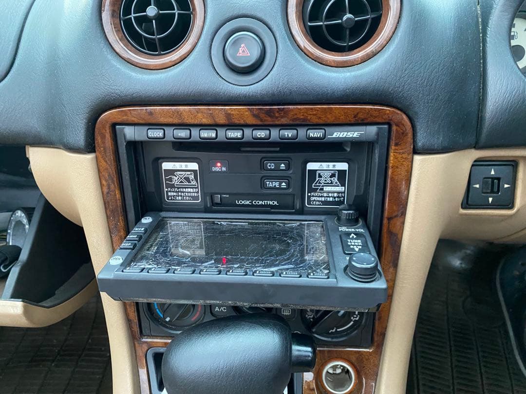 NBロードスター後期純正BOSE CDプレーヤー ヘッドユニット 激レアNAVI