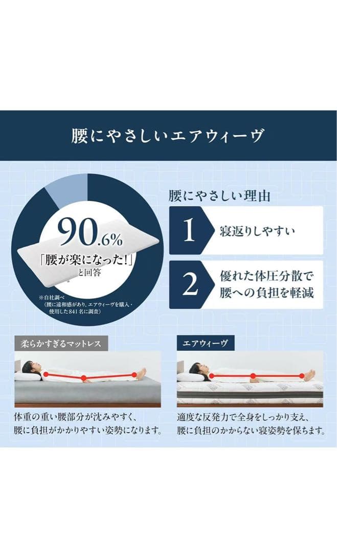 エアウィーヴ(airweave) マットレス クイーン02 マットレスパッド