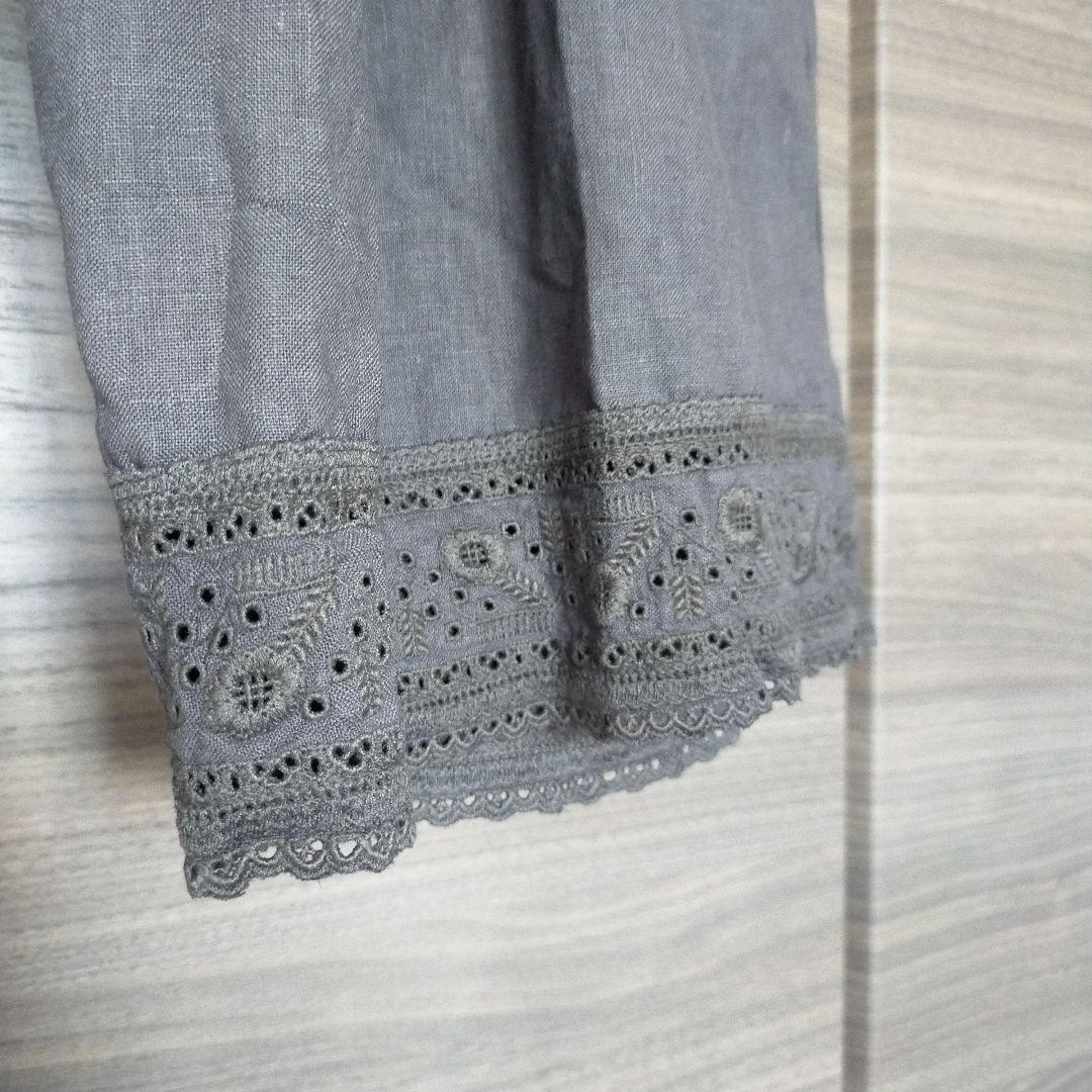 nest Robe　ネストローブ　裾レース　リネンサルエルパンツ