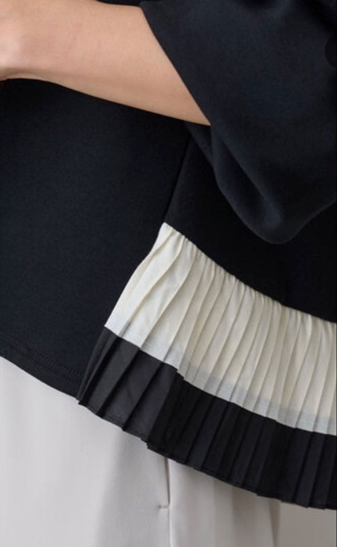 ビアズリー beardsleyスソプリーツプルオーバー