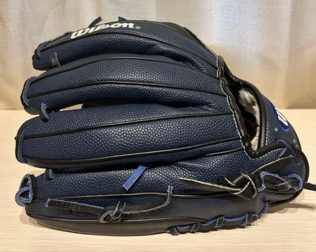 Wilson 軟式グローブ 黒/ネイビー