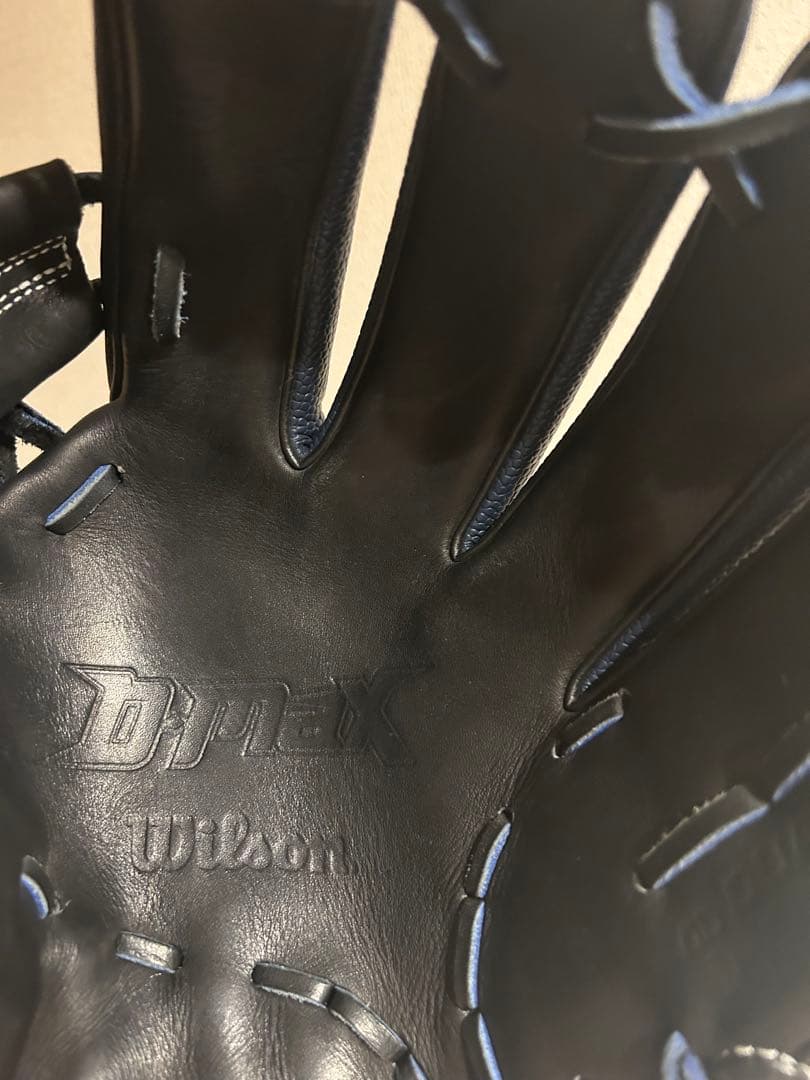 Wilson 軟式グローブ 黒/ネイビー