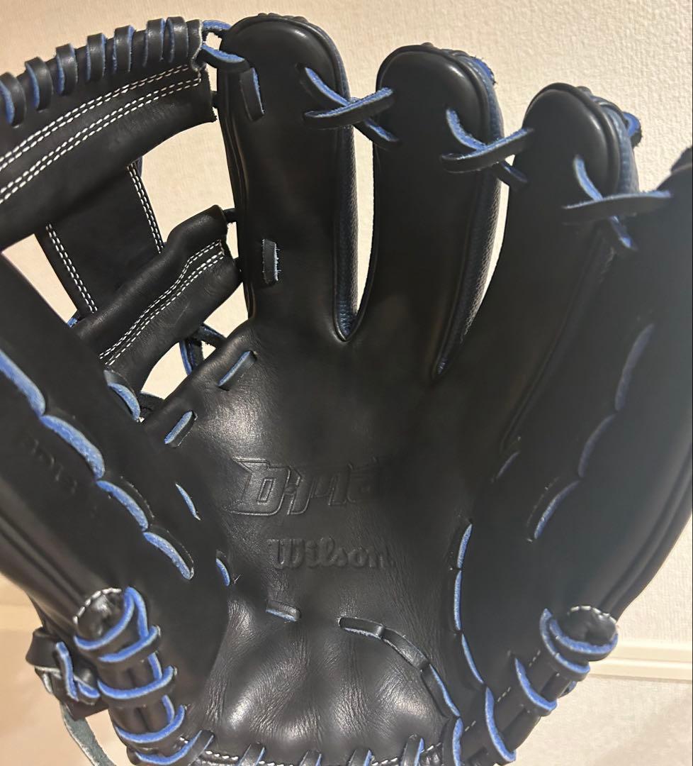 Wilson 軟式グローブ 黒/ネイビー