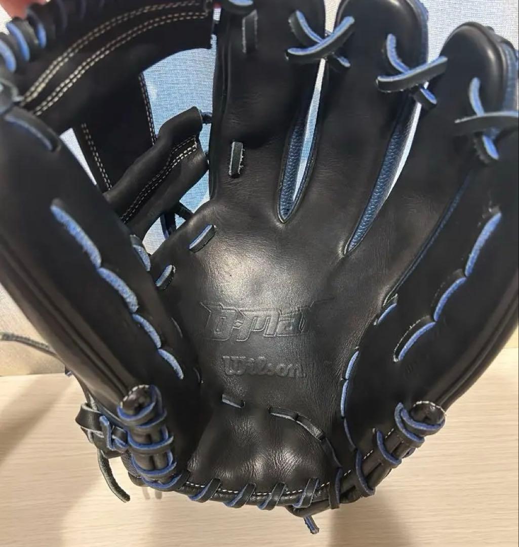 Wilson 軟式グローブ 黒/ネイビー