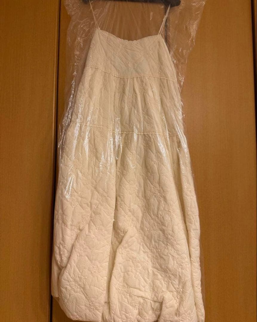 ワンピース THETOE Rhea Jacquard Onepiece white M