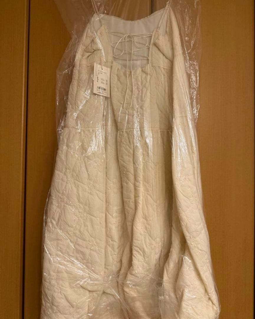 ワンピース THETOE Rhea Jacquard Onepiece white M