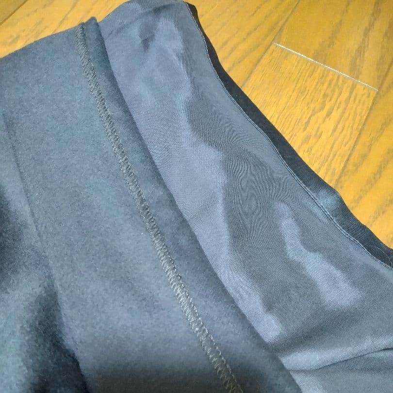 TSE セイ カシミヤ100% シルク100% ワイドストレートパンツ