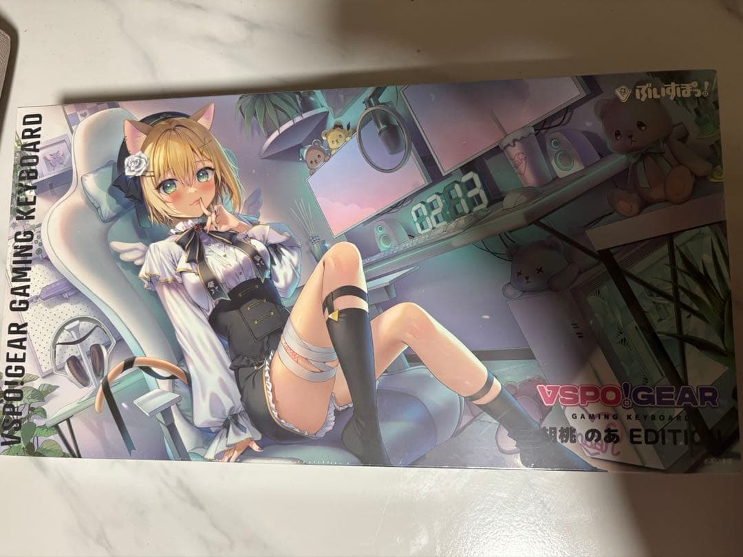 【新品未使用】VSPO! GEAR ゲーミングキーボード 胡桃のあ ぶいすぽっ！