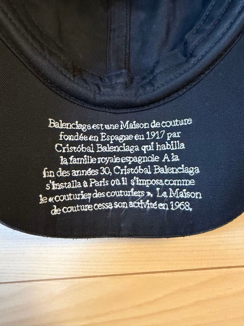 BALENCIAGA キャップ　黒