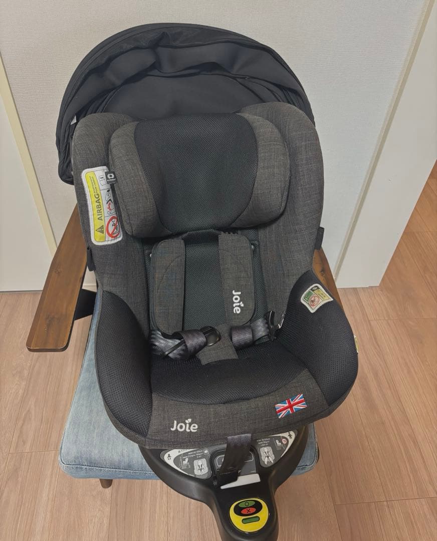 Joie チャイルドシートアイアーク360 キャノピー付き ブラック
