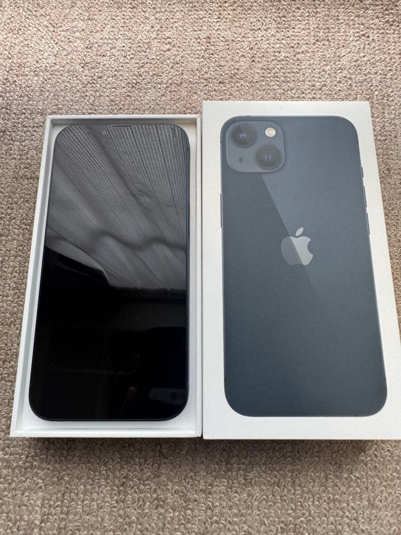 【美品】iPhone13 128GB ミッドナイトApple SIMフリー