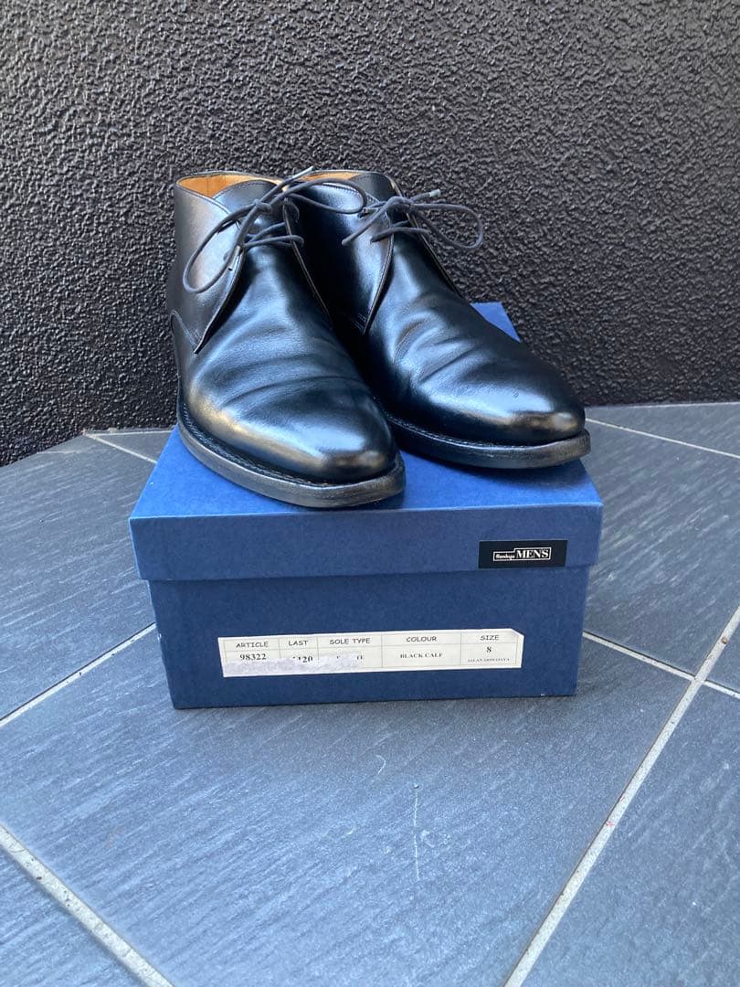 JALAN SRIWIJAYA ジャランスリワヤ　チャッカーブーツ黒色