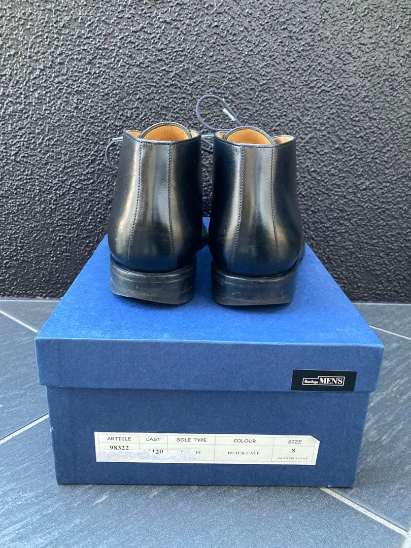 JALAN SRIWIJAYA ジャランスリワヤ　チャッカーブーツ黒色