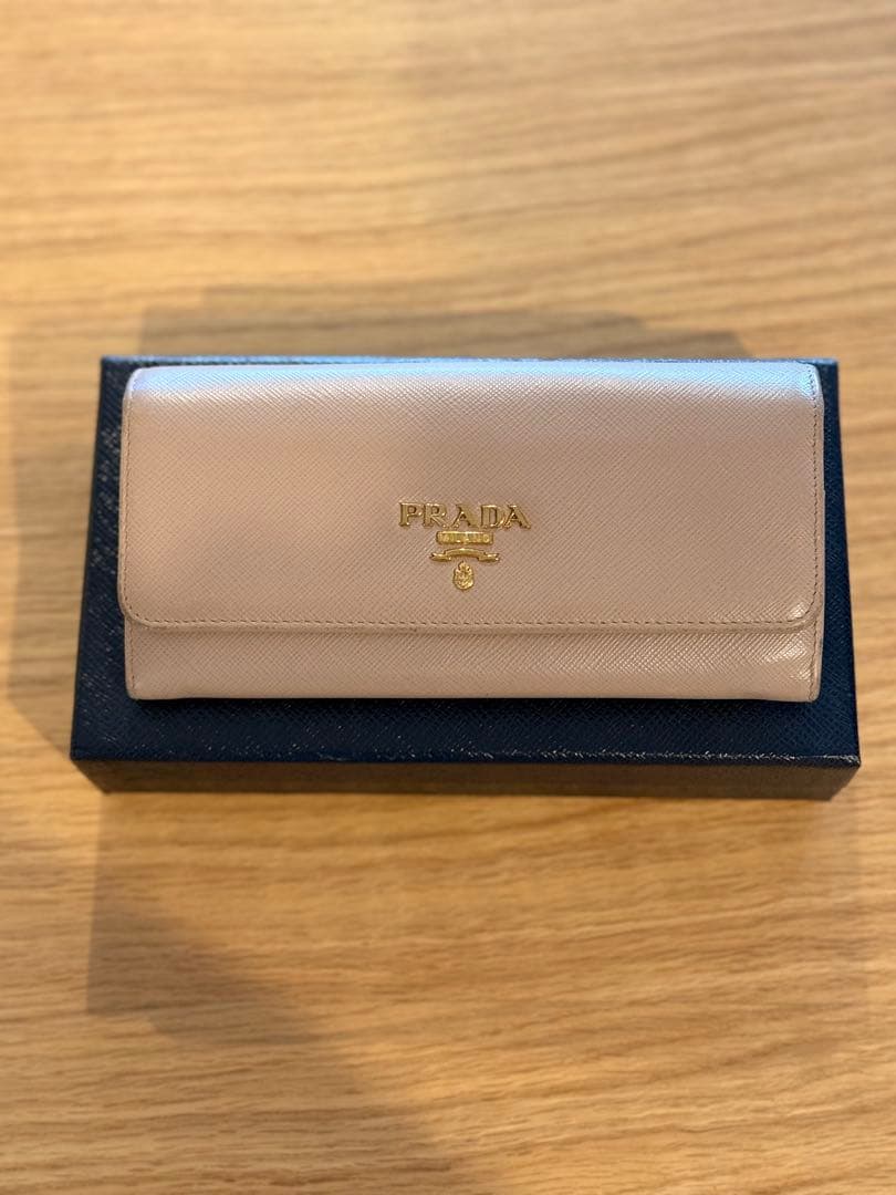 【美品】プラダ 1MH132 サフィアーノ マルチカラー 長財布　箱付