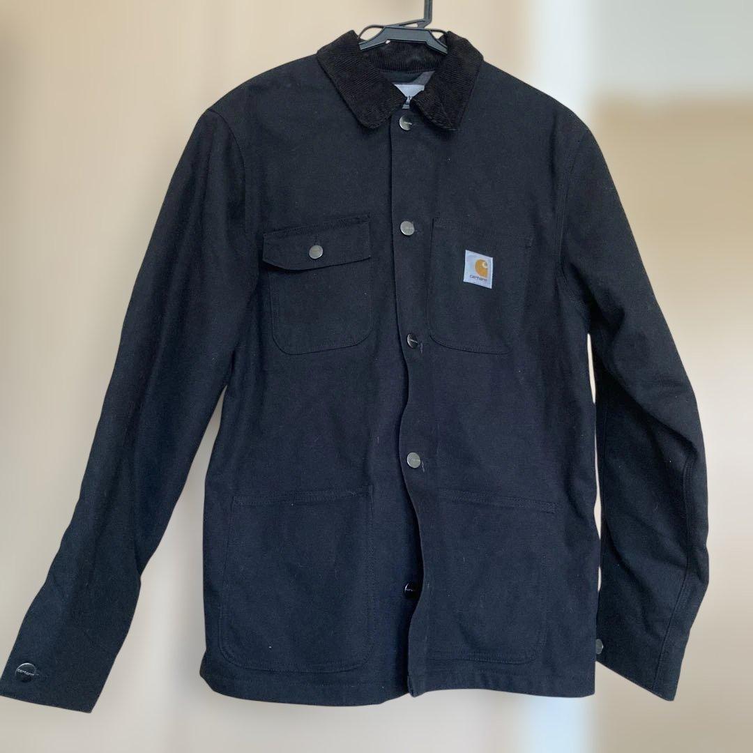 【特別値下げ中】Carhartt 黒 ジャケット ミシガンコート S