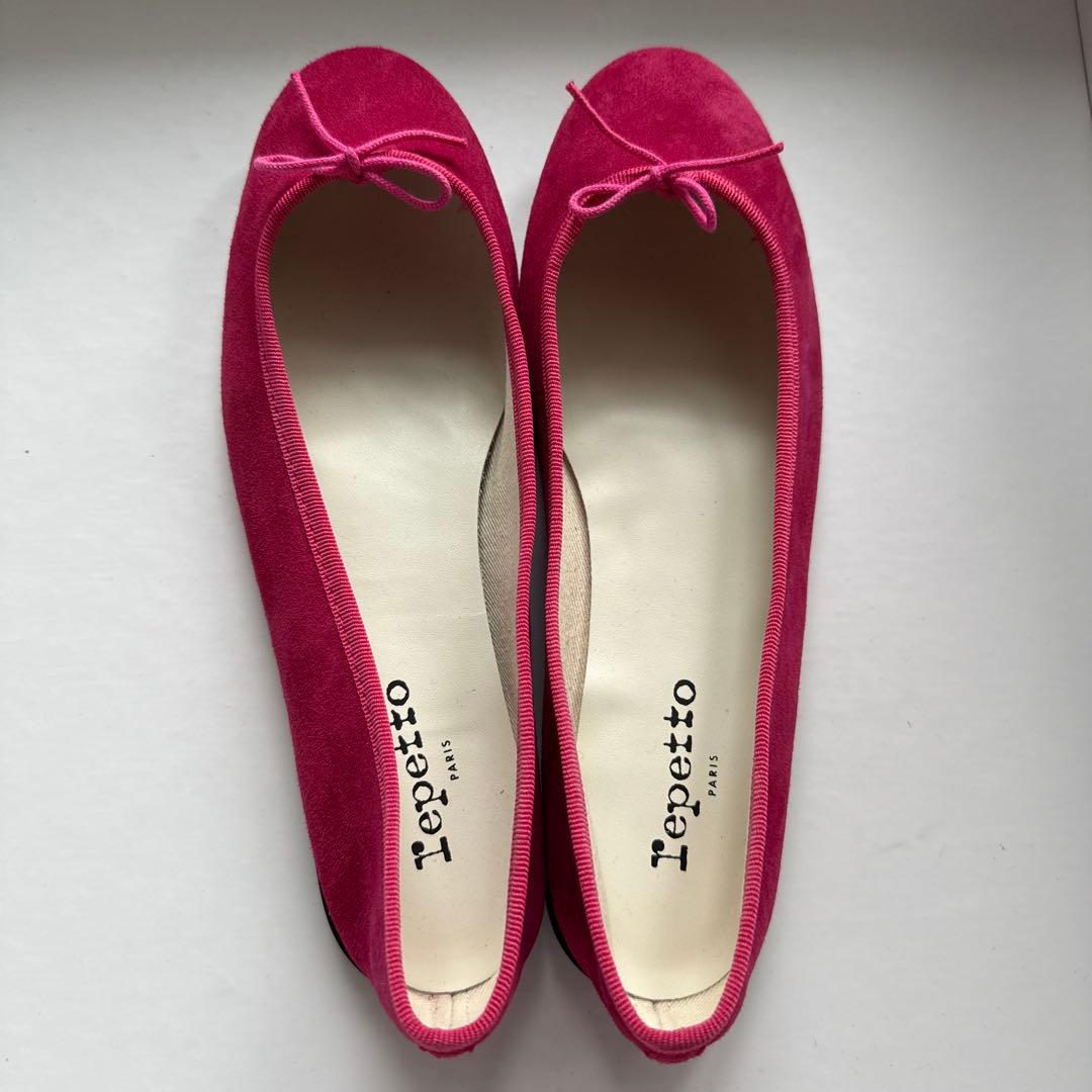 repetto ピンク バレエシューズ