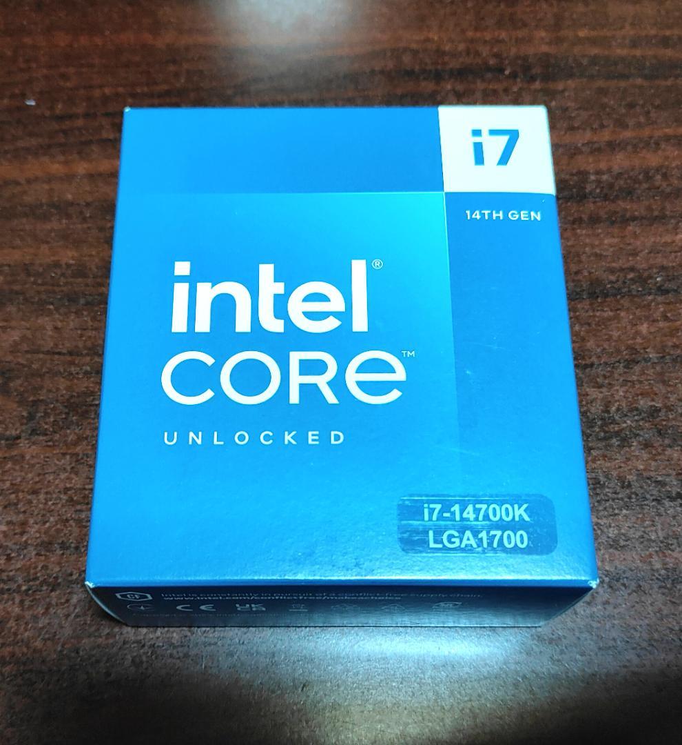 【新品未開封】Intel Core i7 14700K BOX