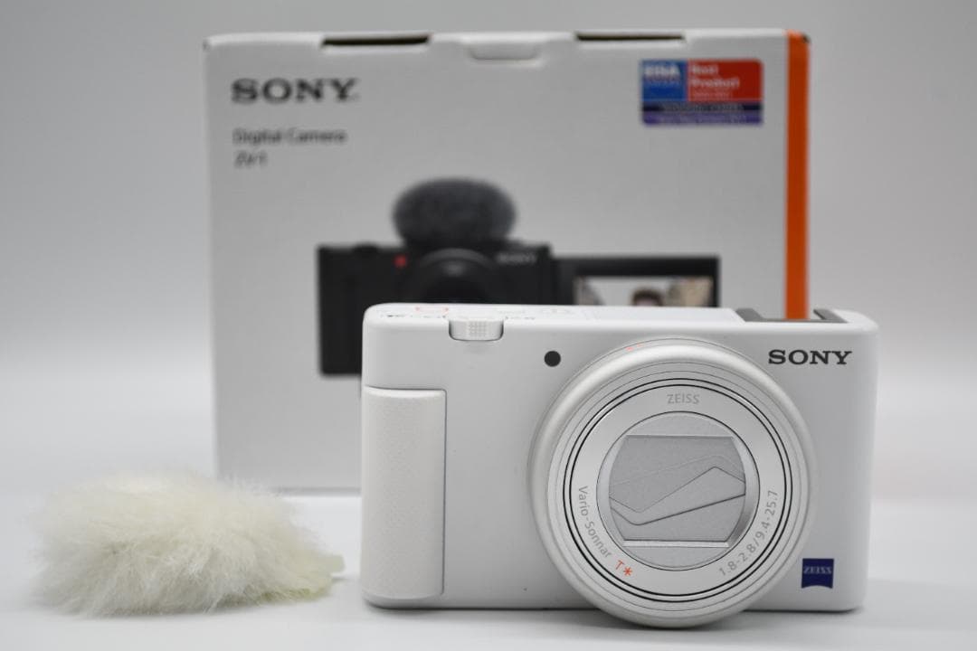 h SONY ソニー VLOGCAM ZV-1 ホワイト 即発送
