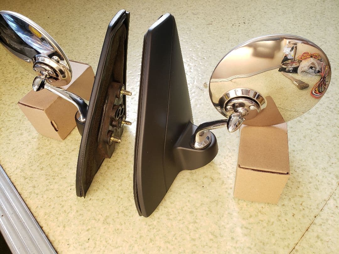 L700　ミラジーノ　ルーカスタイプ　ドアミラー　メッキミラー　ダイハツ