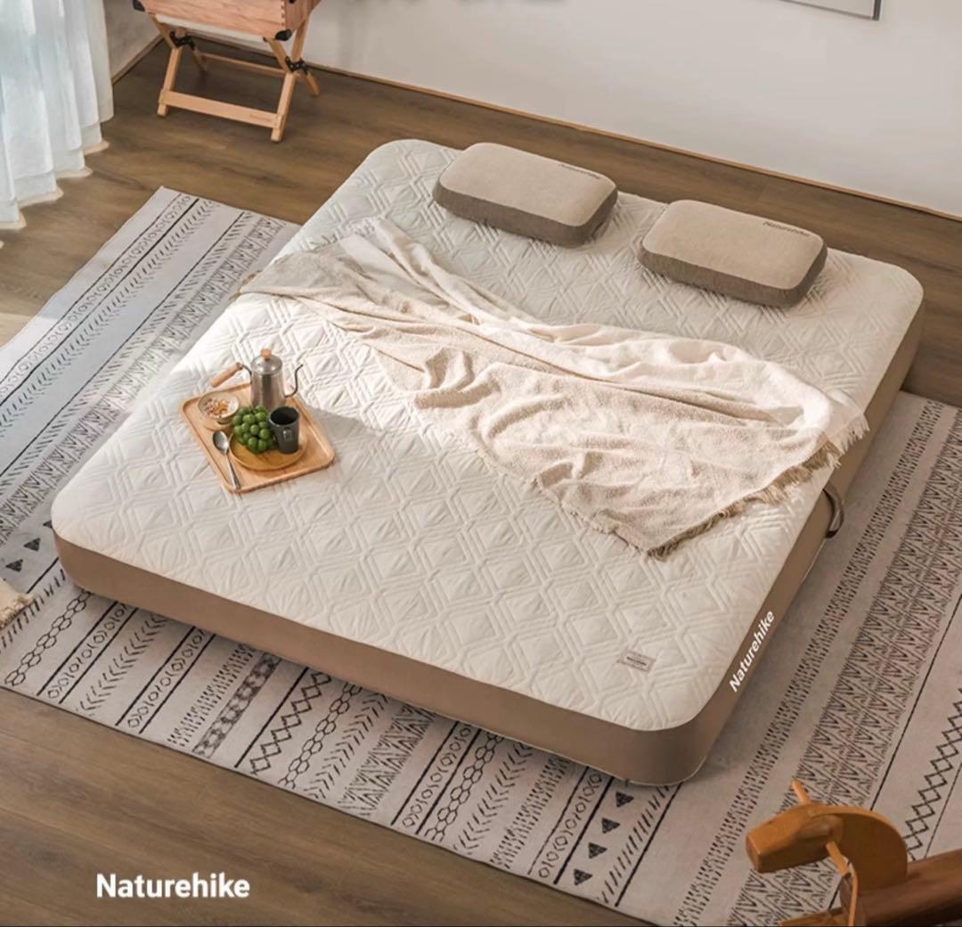 Naturehikeエアマットレス ダブルサイズ 充気ポンプ付き