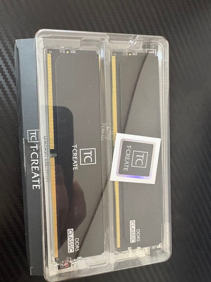 DDR5 6000MHz 32GB(16GB×2) メモリ 未使用（開封のみ）