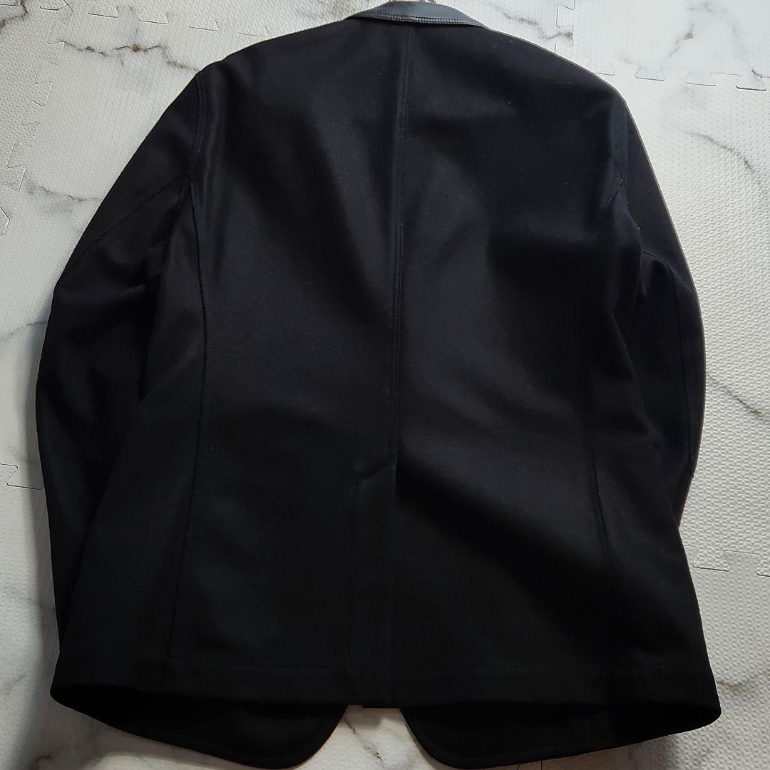 入手困難✨XL相当 HUGO BOSS テーラードジャケット レザー 切り替え