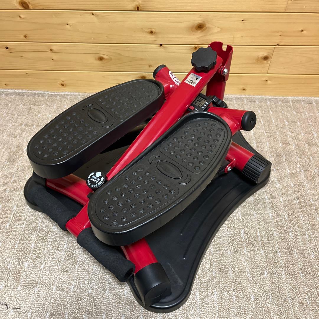 NICE DAY エクササイズステッパー レッド　健康器具